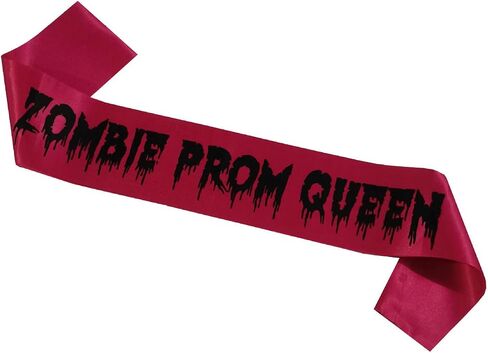 Halloween Prom Queen Sash Belt Halloween Bloody Sash Zombie Prom Queen Sash Belt BHWH50 in Saudi Arabia