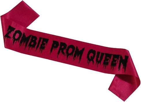 Halloween Prom Queen Sash Belt Halloween Bloody Sash Zombie Prom Queen Sash Belt BHWH50 in Saudi Arabia