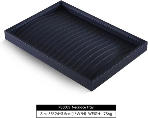 Jewelry Tray, Organizer for Ring Earring Necklace Pendants Bracelet Stackable Showcase Display (brown, 12 Grids Tray) in Kuwait