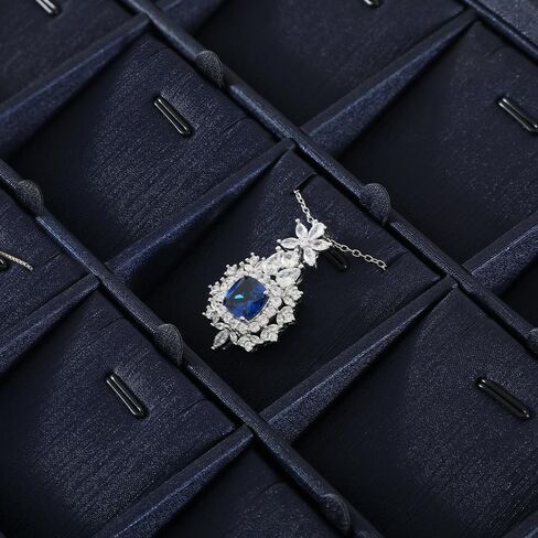 Jewelry Tray, Organizer for Ring Earring Necklace Pendants Bracelet Stackable Showcase Display (brown, 12 Grids Tray) in Kuwait