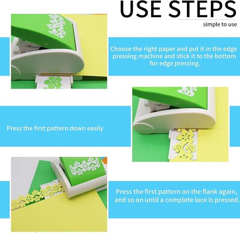 لكمة الحدود، لكمة الحرفية حافة الحدود، لكمة النقش DIY تصميم زهرة الدانتيل، أدوات التمرير لكمة لسكرابوكينغ، بطاقات المعايدة، بطاقات الزفاف، الديكور والفنون DIY، سجل القصاصات اليدوية. in Saudi Arabia