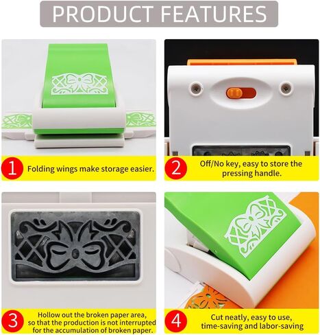 لكمة الحدود، لكمة الحرفية حافة الحدود، لكمة النقش DIY تصميم زهرة الدانتيل، أدوات التمرير لكمة لسكرابوكينغ، بطاقات المعايدة، بطاقات الزفاف، الديكور والفنون DIY، سجل القصاصات اليدوية. in Saudi Arabia