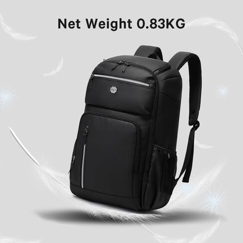 KAKA Travel Laptop Backpack Fits 15.6 Inch Notebook, Daily Commute Backpacks with Bottle Holder, Office Back Pack for Men and Women in Kuwait
