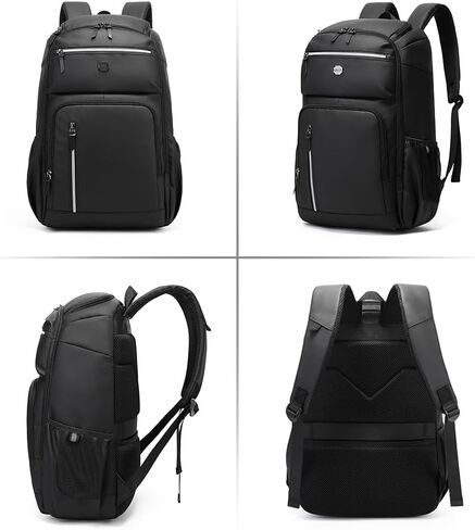 KAKA Travel Laptop Backpack Fits 15.6 Inch Notebook, Daily Commute Backpacks with Bottle Holder, Office Back Pack for Men and Women in Kuwait