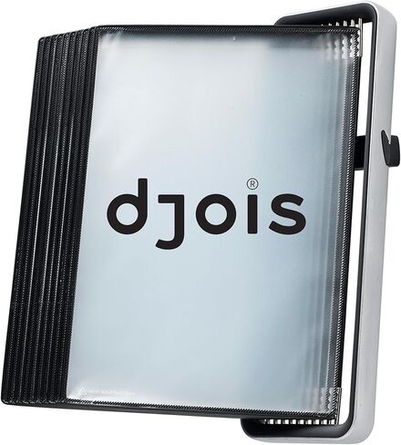 by Tarifold - Wall Mount Reference System - Durable Aluminum & Abs Plastic - Letter-Size - 10 Double-Sided Display Pockets - 20 Sheet Capacity - Anti-Glare - Made in France - Silver in Kuwait