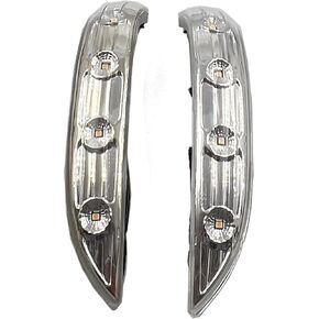 DEVMO 1Pair Car LED Front Left Right Side Mirror Turn Signal Light 87614-2S200 87624-2S200 Compatible with Tucson 2010-2013 Ix35 2010-2014