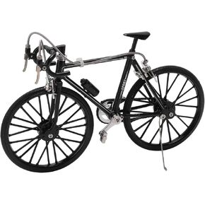 Pssopp DIY Model Ornament, Alloy Finger Mountain Bike Model for Home Desktop Decor, 7.5 x 5.1in