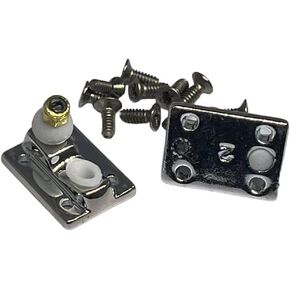 Silver Baseplate v2 for Pro G4 Fingerboard Trucks -Fit to and Other Fingerboard Brand Trucks (Regular)