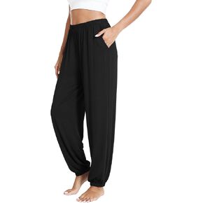 WiWi Viscose from Bamboo Pajamas Pants for Women Soft Yoga Jogger Pant Comfy Pajama Bottoms S-XXL
