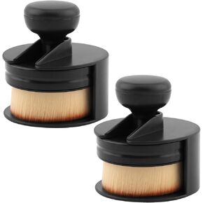 2pcs Auto Tire Brush Tire Shine Applicator Brush Tire Dressing Applicator Brush for Car Portable Car Tire Brush with Seal Cover Detailing Brush for Vehicles Tire Shine Polish(Color:Black)