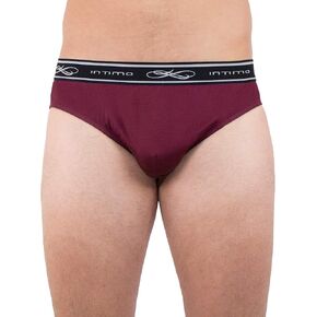 INTIMO Mens Comfy Exposed Waistband Silk Low Rise Brief