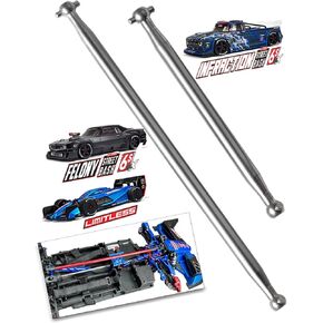 عمود محرك ألياف الكربون يقوم بترقيات الجزء CVD، جزء ترقيات المحاور لـ 1/7 Arrma Infraction 6S Blx/Felony 6S Blx/Limitless Roller، أعمدة القيادة المركزية من ألياف الكربون والتيتانيوم، عمود محرك CVD القفزات