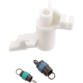 X AUTOHAUX Shifter Interlock Lever Repair Hook Actuator Kit for Chrysler 300 Pacifica for Dodge Charger Magnum 4578087AA 68088259AB NAG1 Trans Shift Interlock Latch Hook Kit with Spring White