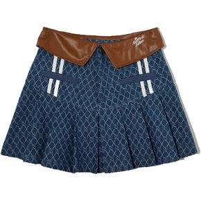 Aelfric Eden Denim Skirt Casual Short Vintage Washed Fashion A Line Jean Skirts