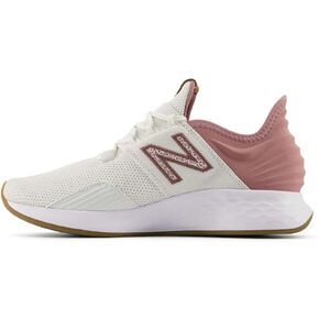 New Balance Women's Fresh Foam Roav V1 Running Shoe, Paper White/Gum, 7