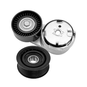 ULZOZN Drive Belt Tensioner with Idler Pulley Fit for Ram Dodge Chrysler Jeep Volkswagen, Belt Tensioner with Pulley Assembly Replace 39282 38082