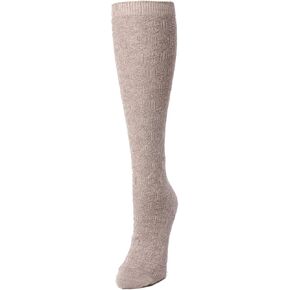 Natori Medallion Knit Wool Blend Knee Socks Taupe 9-11