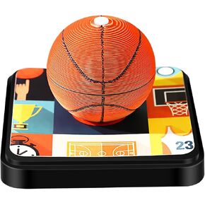 3D Calendar 2025 with LED Lights, Time Piece Calendar 2025 Artsy Pads, Timepiece Calendar Tree, 3D Art Calendar Creative DIY Paper Carving for Desktop Decoration (Battery not included)