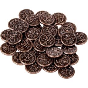Chinese Themed Gaming Coins - Medium 25mm 12-Pack, Novelty Fantasy Replica Coins