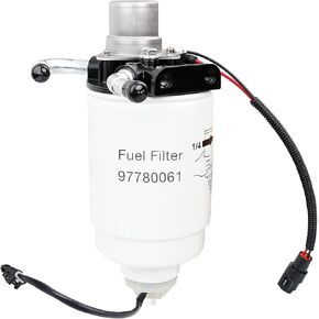 6.6L Duramax LB7 Diesel Fuel Filter Housing Compatible With 2001-2004 Chevy Silverado/GMC Sierra 2500 HD 3500 Replaces# 97780061