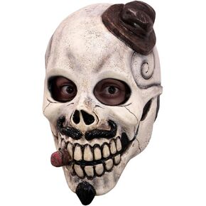 Ghoulish El Catrin Mexican Skull Mask Grey
