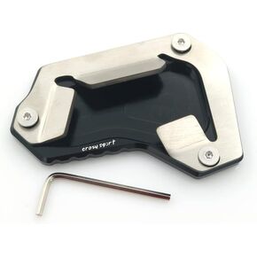 crazy sport kickstand Sidestand Stand Extension Compatible with TIGER1200 1200 EXPLORER 2016-2021 2020 2019 2018 2017 Motorcycle Enlarger pad Side Stand Support Plate