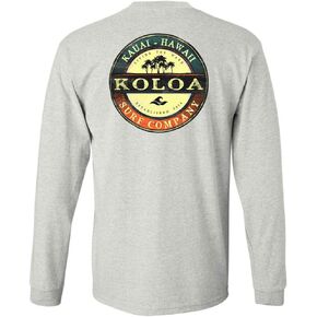 Koloa Surf Mens Graphic Long Sleeve Cotton T-Shirt in Regular,Big and Tall