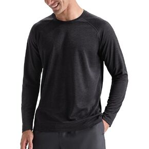 Men's Active Casual Long Sleeve Shirts Lightweight Dry Fit Workout Running Athletic Comfortable T-Shirts
