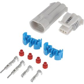 2 Pins No.12162343/12052644 Electric Jet Valve Socket Plug for Cadillac/Inner Male Female Connector/Waterproof 1.5mm Series / 1 Set