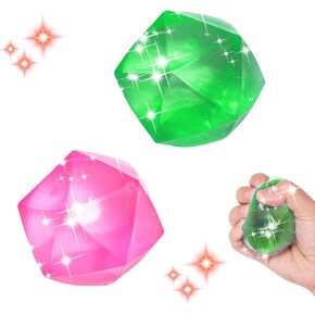 1pcs Stress Cube Masonry Ice Squishy Stress Balls-Diamond Sugar Balls Slow Rise-Sensory Fidget Toy for Your Best Mellow and Chill - Hand Exercise Balls Relief- Age 3 to Adult