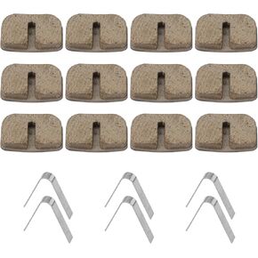 6 Pairs of Bike Brake Pads Compatible with Coleman CC100X, Bicycle Brake Disc Pads Parts for Mini Bike Dirt Moto Bike