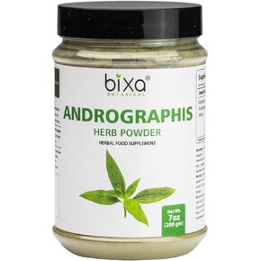 bixa BOTANICAL Andrographis Powder 454 GRM (16Oz) | Andrographis Paniculata | Bitter Herb Kalmegh | Herbal Supplement Natural Liver Tonic | Ayurvedic herb for Digest toxins