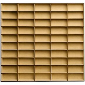 Alejandro Cortes Display Case Organizer Storage Hot Collectibles Display Shelf Shelves Wheels Toy Loose Cars 1/64 diecast Cars (Holds up to 50 Cars - Wall Display case - Wooden MDF)