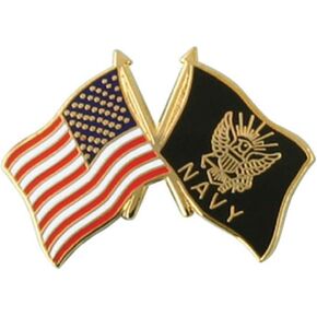 Navy Flag Lapel Pin