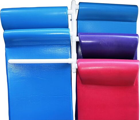 Hanging Pool Float Storage Rack - Convenient Pool Float Holder for Pool Area by Float Storage, Sturdy Furniture Grade PVC 6 Arm Rack for Pool Floats, Easily Air Dry and Clean Floats (Bronze) in Saudi Arabia