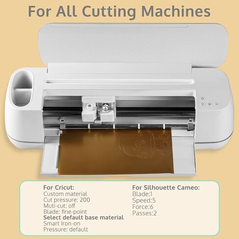 OFFNOVA لفة فينيل دائمة مقاس 12 بوصة × 5 أقدام، 9 ألوان متنوعة من الفينيل اللاصق للكريكات، صورة ظلية، 1 لفة شريط نقل، لفات لاصقة لاصقة - سهلة القطع والأعشاب in Kuwait