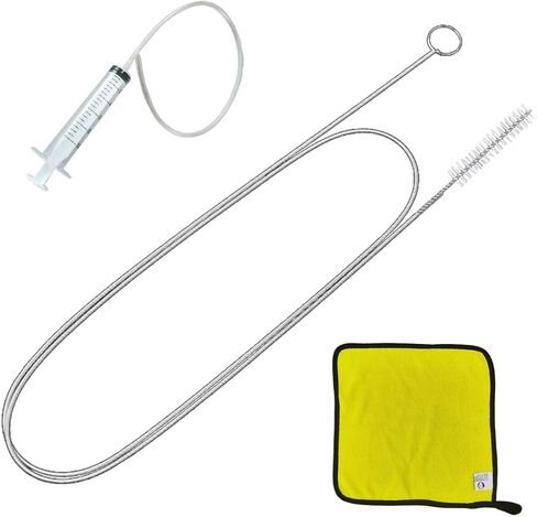 Car Sunroof Drain Cleaning Tool, 78'' Long Pipe Cleaner Drain Brush for Car, Flexible Tube Cleaning Brush, Pipe Cleaning Slim Drain Dredging Tool for Car Sunroof Windshield Wiper Drain Hole (2PCS) in Kuwait