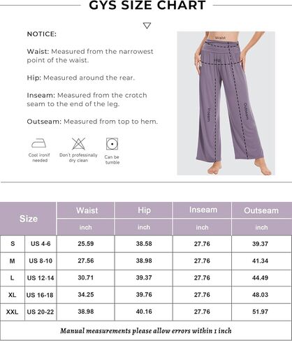 GYS Bamboo-Derived Viscose Pajama Pants for Women Soft Wide Leg Lounge Pants with Pockets High Waisted Pj Bottoms in Saudi Arabia