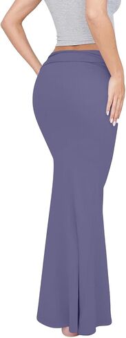 تنانير طويلة مثيرة للسيدات من REORIA قابلة للطي بخصر عالٍ، تنانير طويلة أنيقة للخروج in Kuwait