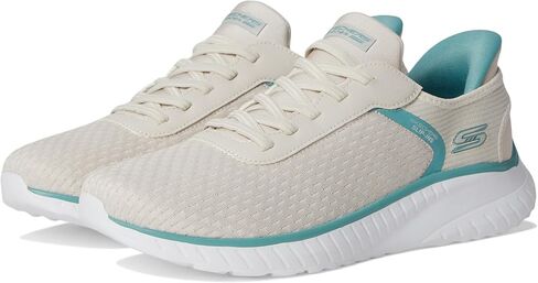 حذاء رياضي نسائي من Skechers سهل الارتداء بدون استخدام اليدين Bobs Squad Chaos-Stroke of Luck in Saudi Arabia