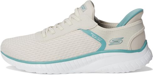 حذاء رياضي نسائي من Skechers سهل الارتداء بدون استخدام اليدين Bobs Squad Chaos-Stroke of Luck in Saudi Arabia