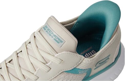 حذاء رياضي نسائي من Skechers سهل الارتداء بدون استخدام اليدين Bobs Squad Chaos-Stroke of Luck in Saudi Arabia