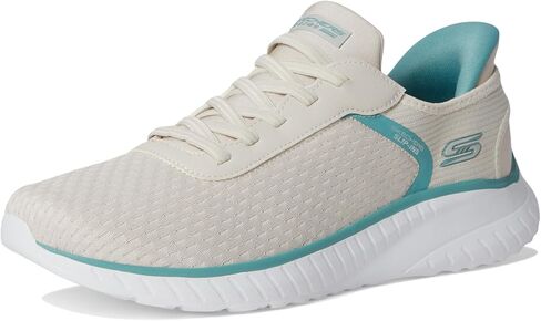 حذاء رياضي نسائي من Skechers سهل الارتداء بدون استخدام اليدين Bobs Squad Chaos-Stroke of Luck in Saudi Arabia