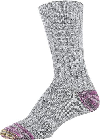 جوارب نسائية مضلعة بإصبع ذهبي، وردي فاقع، ملكي، يشم، مقاس الحذاء: 6-9 in Kuwait