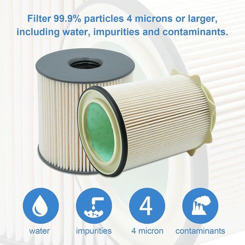 Fuel Filter Water Separator Set Upgraded Fits for 2019 2020 2021 2022 2023 Dodge Ram 2500 3500 4500 5500 6.7L Cummins Diesel Turbo Engines, Replace 68157291AA 68436631AA in Saudi Arabia