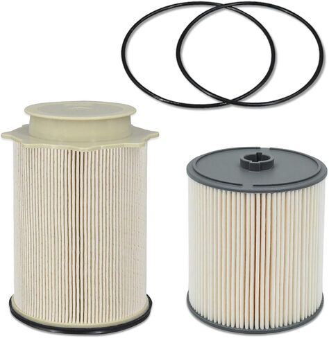 Fuel Filter Water Separator Set Upgraded Fits for 2019 2020 2021 2022 2023 Dodge Ram 2500 3500 4500 5500 6.7L Cummins Diesel Turbo Engines, Replace 68157291AA 68436631AA in Saudi Arabia