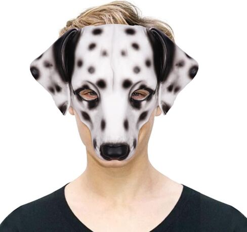 Halloween 3D Animal Half Face Mask Masquerade Party Cosplay Costume for Women and Men in Saudi Arabia