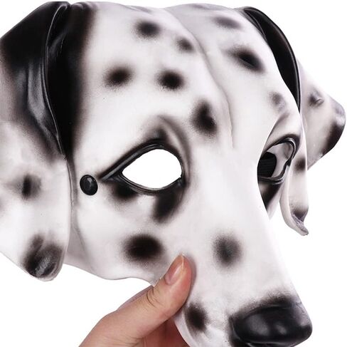 Halloween 3D Animal Half Face Mask Masquerade Party Cosplay Costume for Women and Men in Saudi Arabia