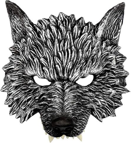 Halloween 3D Animal Half Face Mask Masquerade Party Cosplay Costume for Women and Men in Saudi Arabia