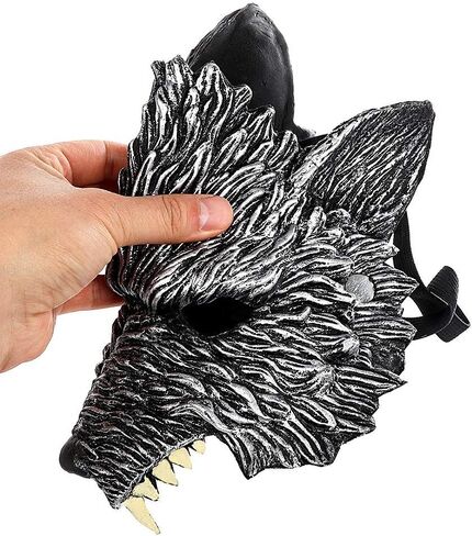 Halloween 3D Animal Half Face Mask Masquerade Party Cosplay Costume for Women and Men in Saudi Arabia